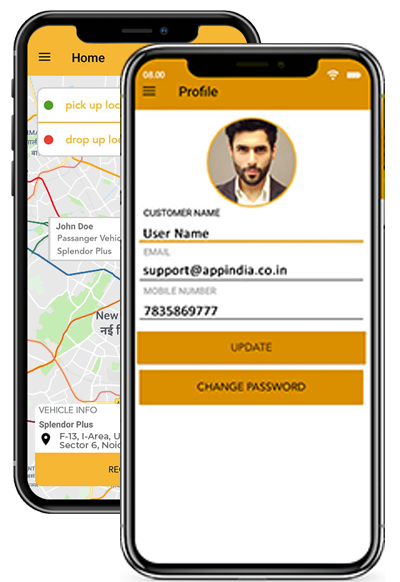 Delhi NCR Taxi App